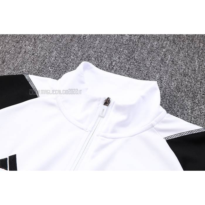 Tuta da Track de Giacca del Real Madrid Bambino 2023-2024 Blanco y Nero
